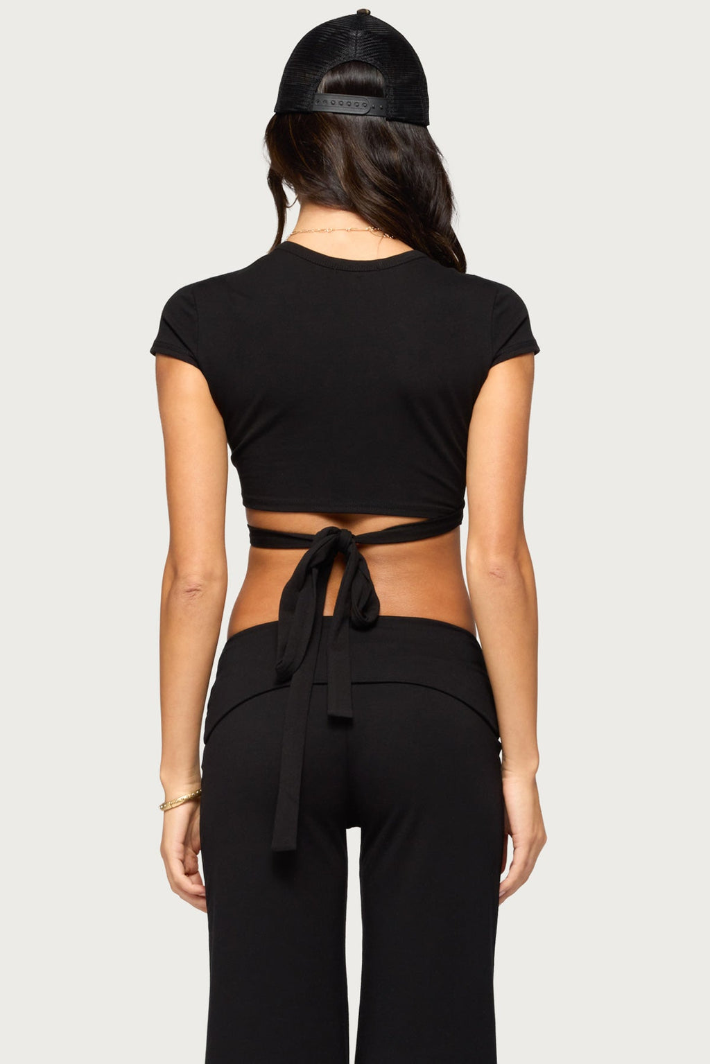 Laverne Wrap Crop Top