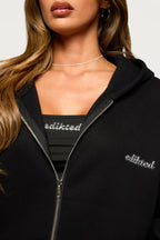 Edikted Diva Zip Up Hoodie