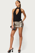 Eiva Sequin Mini Skort