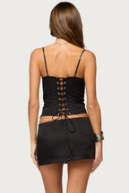 Chara Grommet Trim Corset