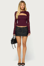 Allay Lacey Cut Out Top