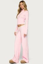 Hanin Straight Leg Knit Trousers