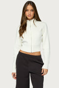 Feela Ribbed Knit Cardigan