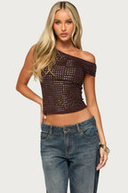 Odeth Off Shoulder Studded Top