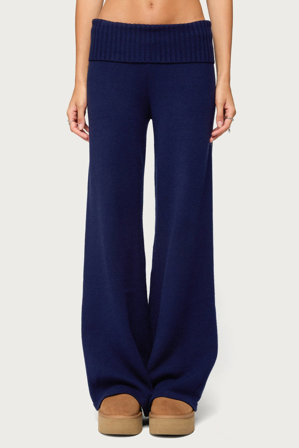 Nani Knit Foldover Pants