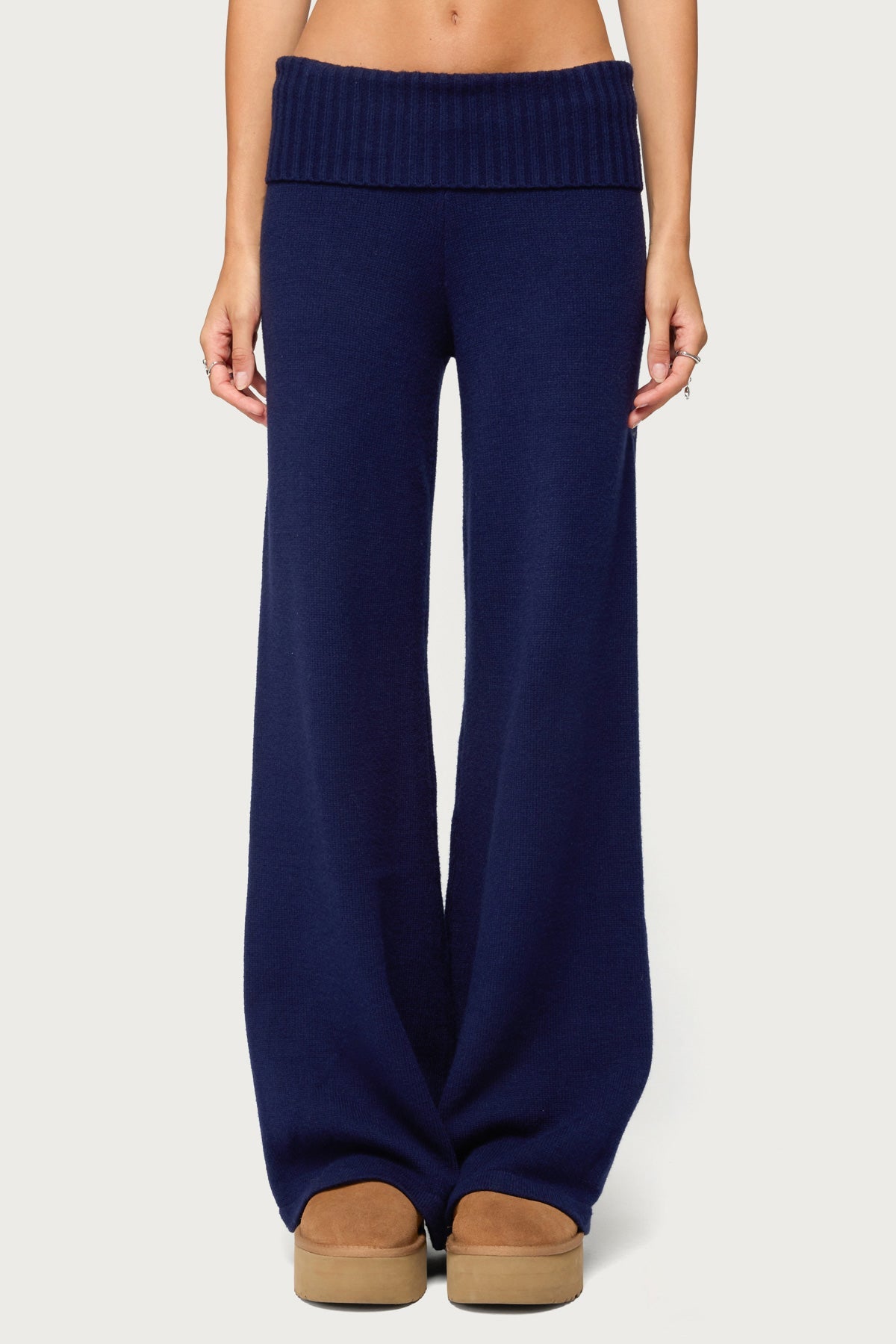 Nani Knit Foldover Pants