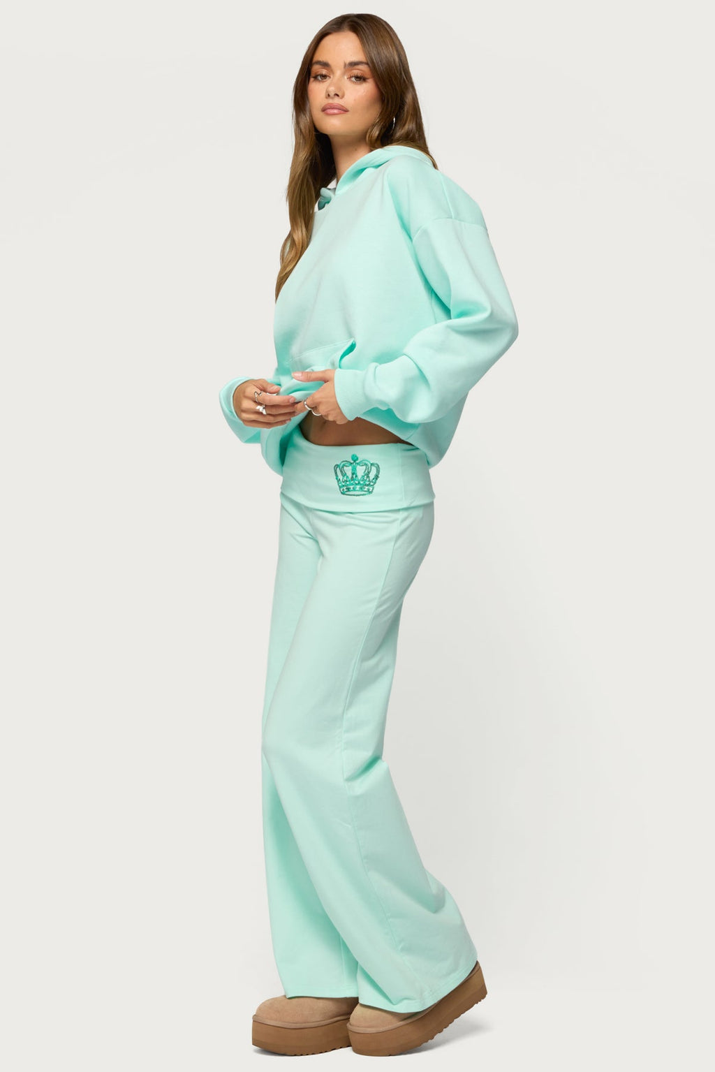 Queen Edikted Foldover Pants
