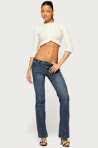 Laile Three-Quarter Sleeve Cardigan