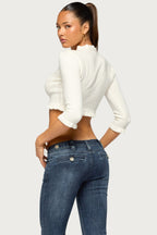 Laile Three-Quarter Sleeve Cardigan