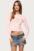 Edikted Princess Long Sleeve Top