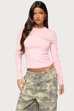 Busy At Edikted Long Sleeve Top