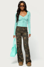 Phaye Drawstring Knit Sweater