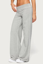 Katrhin Contrast Stitched Flared Pants