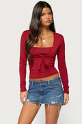 Jayme Two Piece Tie Front Top