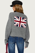 UK Obsessed Knit Cardigan
