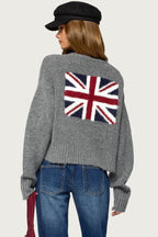 UK Obsessed Knit Cardigan