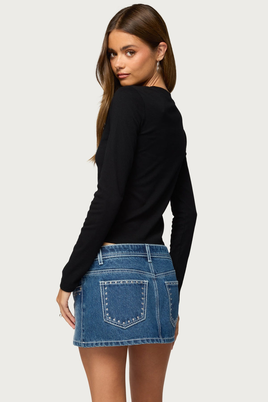 Bellah Rhinestone Graphic Top