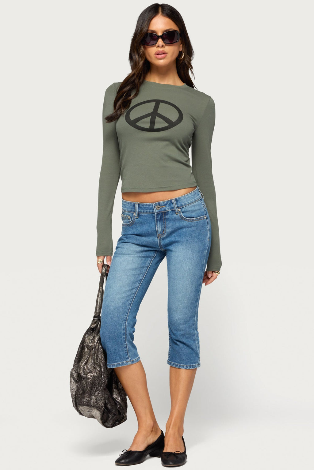 Fifer Low Rise Capri Jeans
