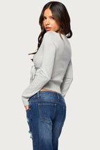 Tarlee Long Sleeve Wrap Top
