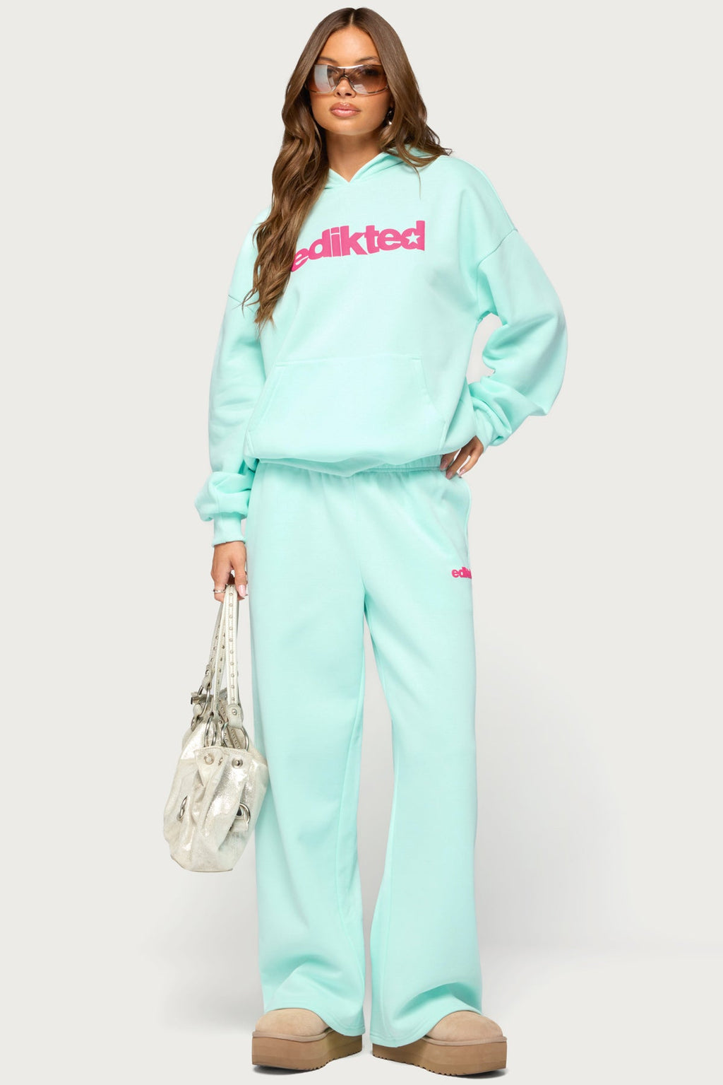 Edikted Star Graphic Sweatpants