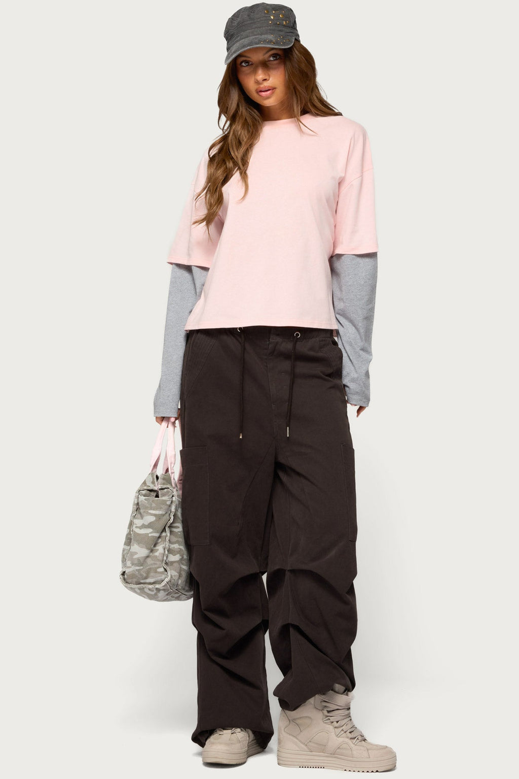 Priscillia Layered Contrast Top