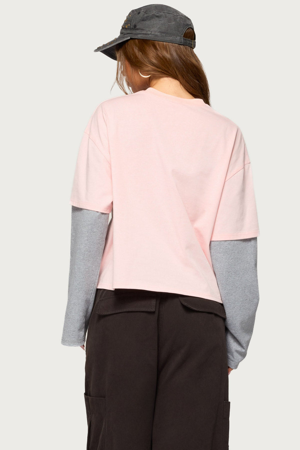 Priscillia Layered Contrast Top