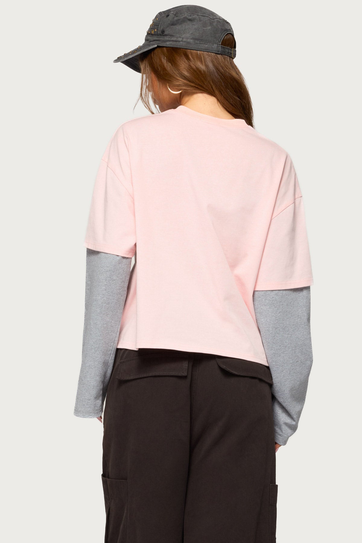 Priscillia Layered Contrast Top